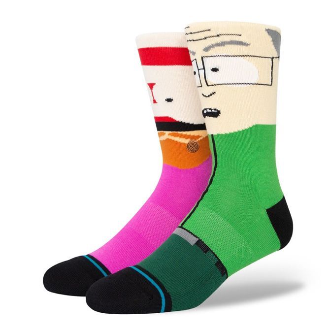 スタンス Stance メンズ ミスター ギャリソン サウスパーク コラボ モデル ソックス 靴下 Mr Garrison South Park  Collab Model Crew Socks Lサイズ - メルカリ