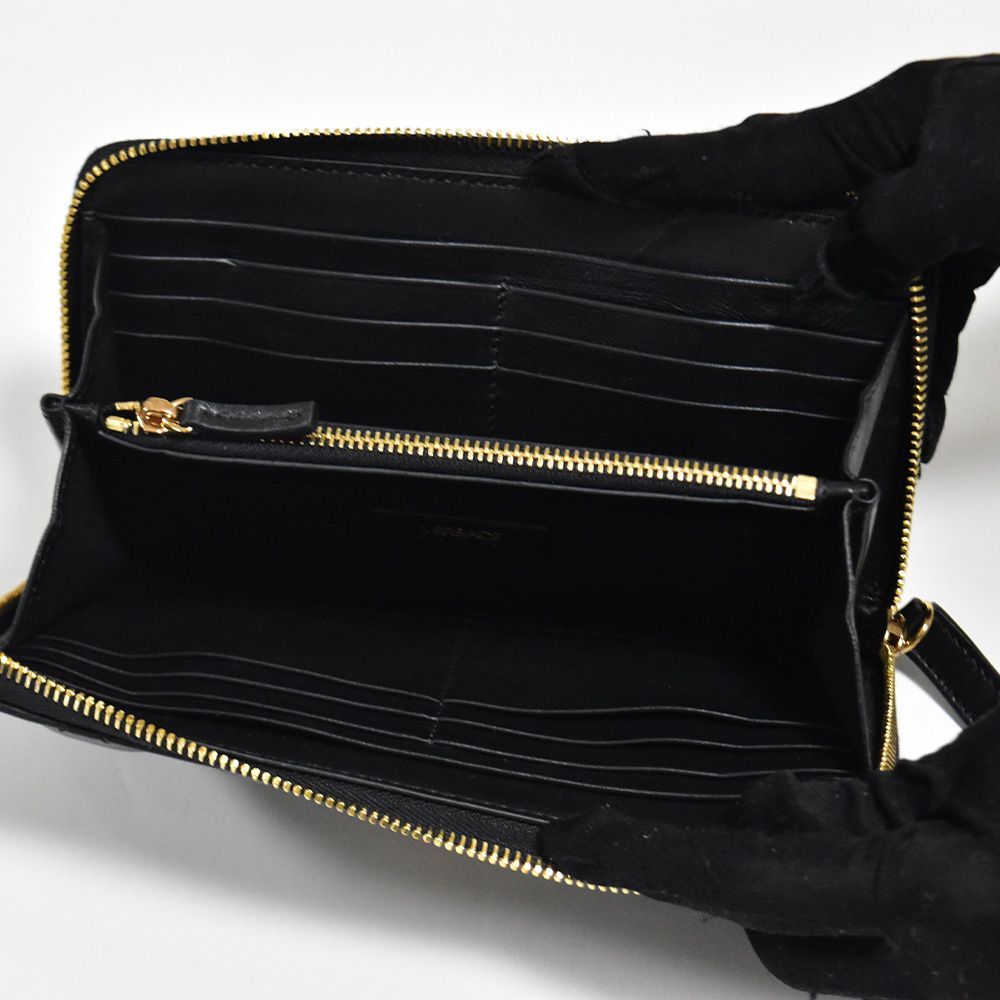 ヴェルサーチ 財布 長財布 メデューサ レザー レディース 革