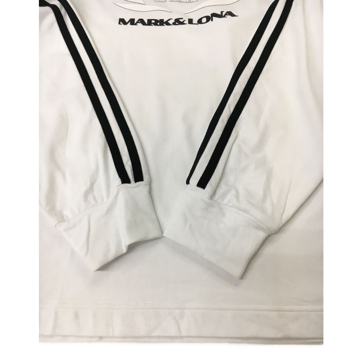 【美品】MARK&LONA ホワイト 長袖サイズ38 中古 メンズ マークアンドロナ MARK&LONA 長袖シャツ 48(L