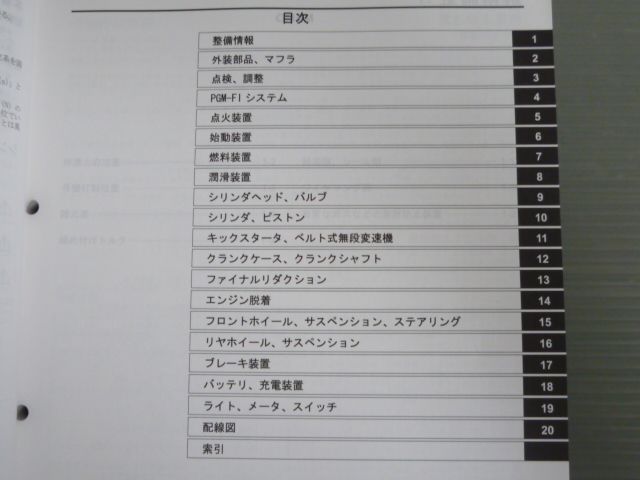 ズーマー ACG110CBF
