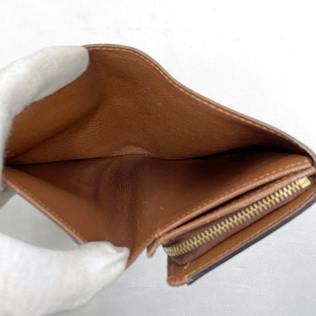 ルイ ヴィトン 二つ折り 財布 ポルト モネビエ トレゾール f
