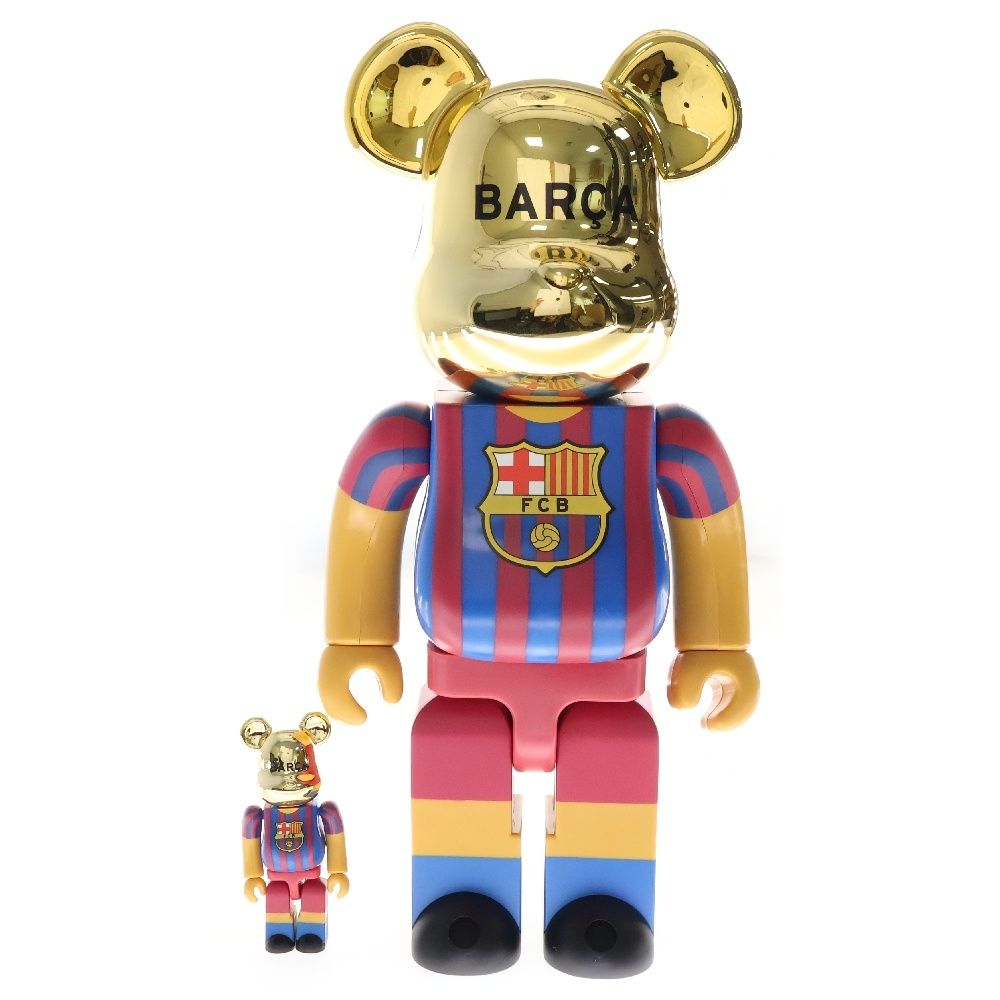 MEDICOM TOY メディコムトイ BE RBRICK FCB FC BARCELONA 05-06 CHAMPION ver. -400% ベアブリック エフシー バルセロナ チャンピオンバージョン 人形 フィギュア