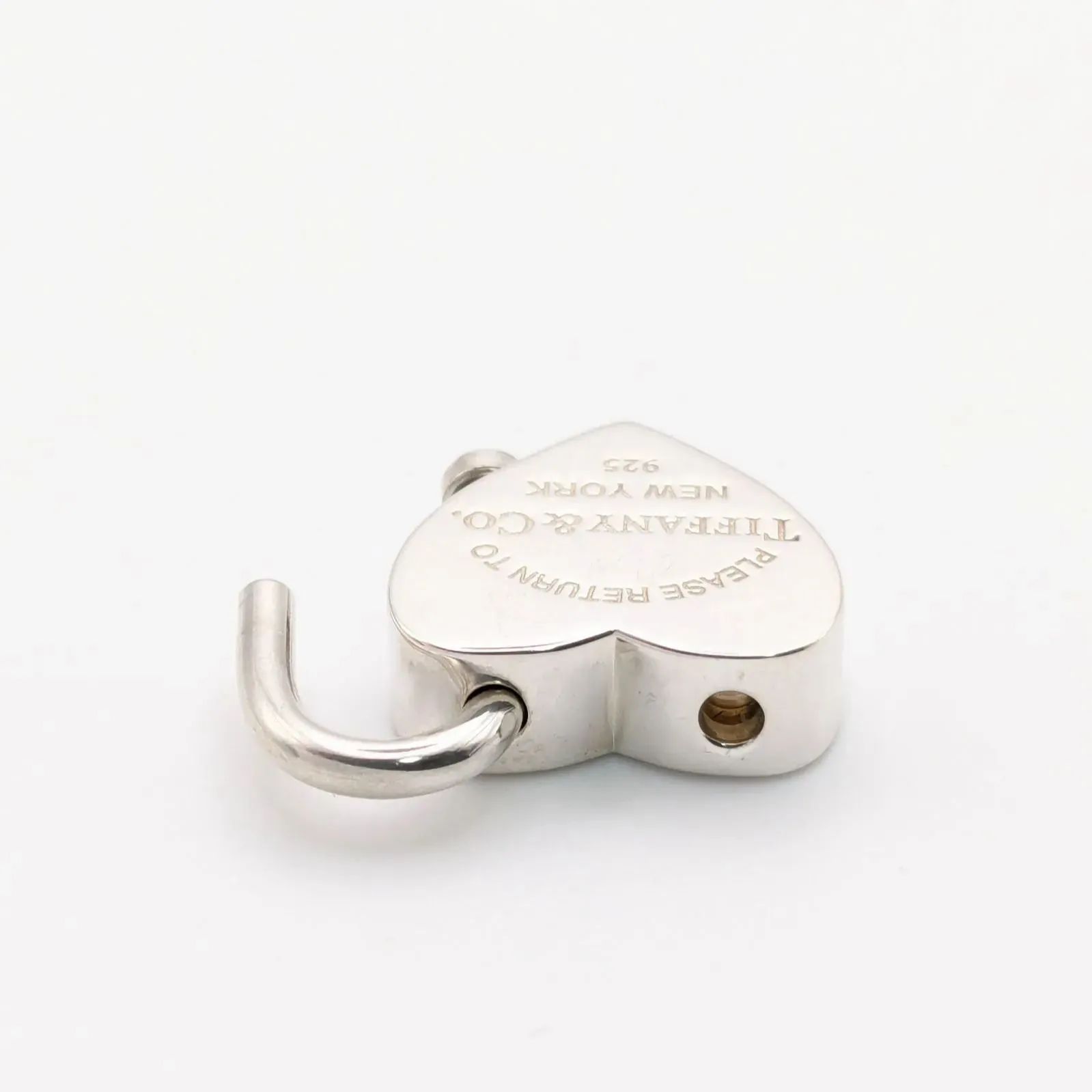 極美品 TIFFANY ティファニー シルバー ハートロック カデナ 