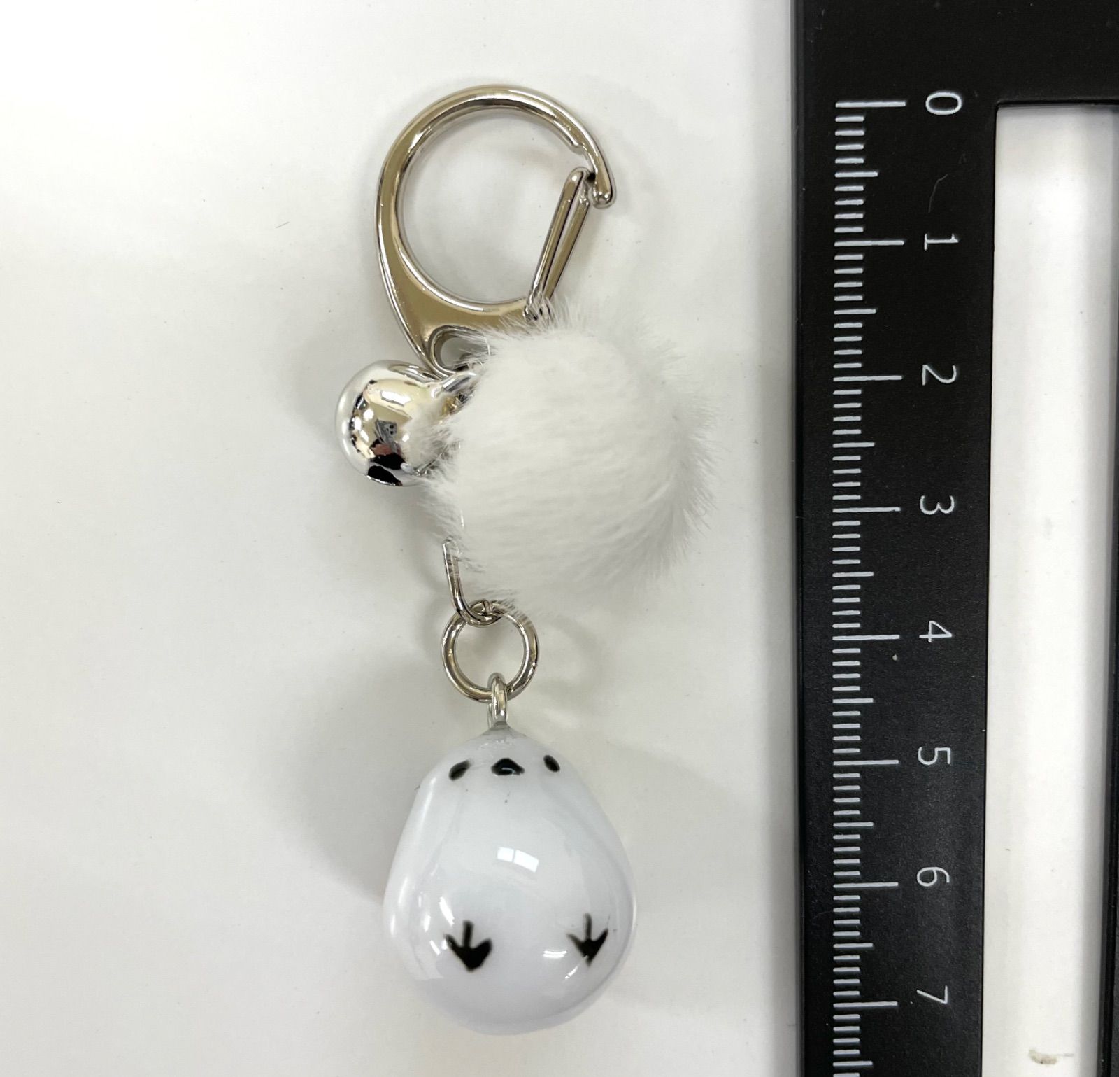 現品】しまえながぷっくりキーホルダー ハンドメイド シマエナガ No.1 - メルカリ