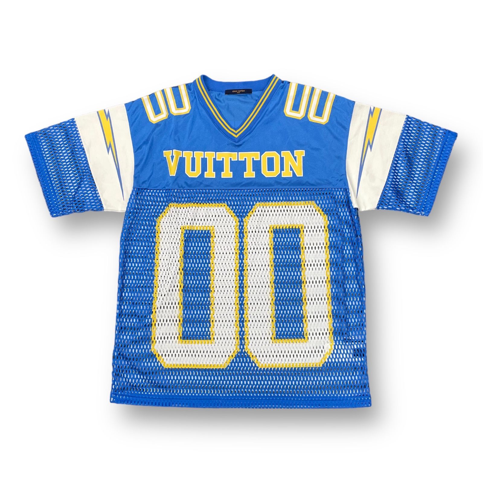 22SS LOUIS VUITTON スポーティ メッシュフットボールTシャツジャンク品
