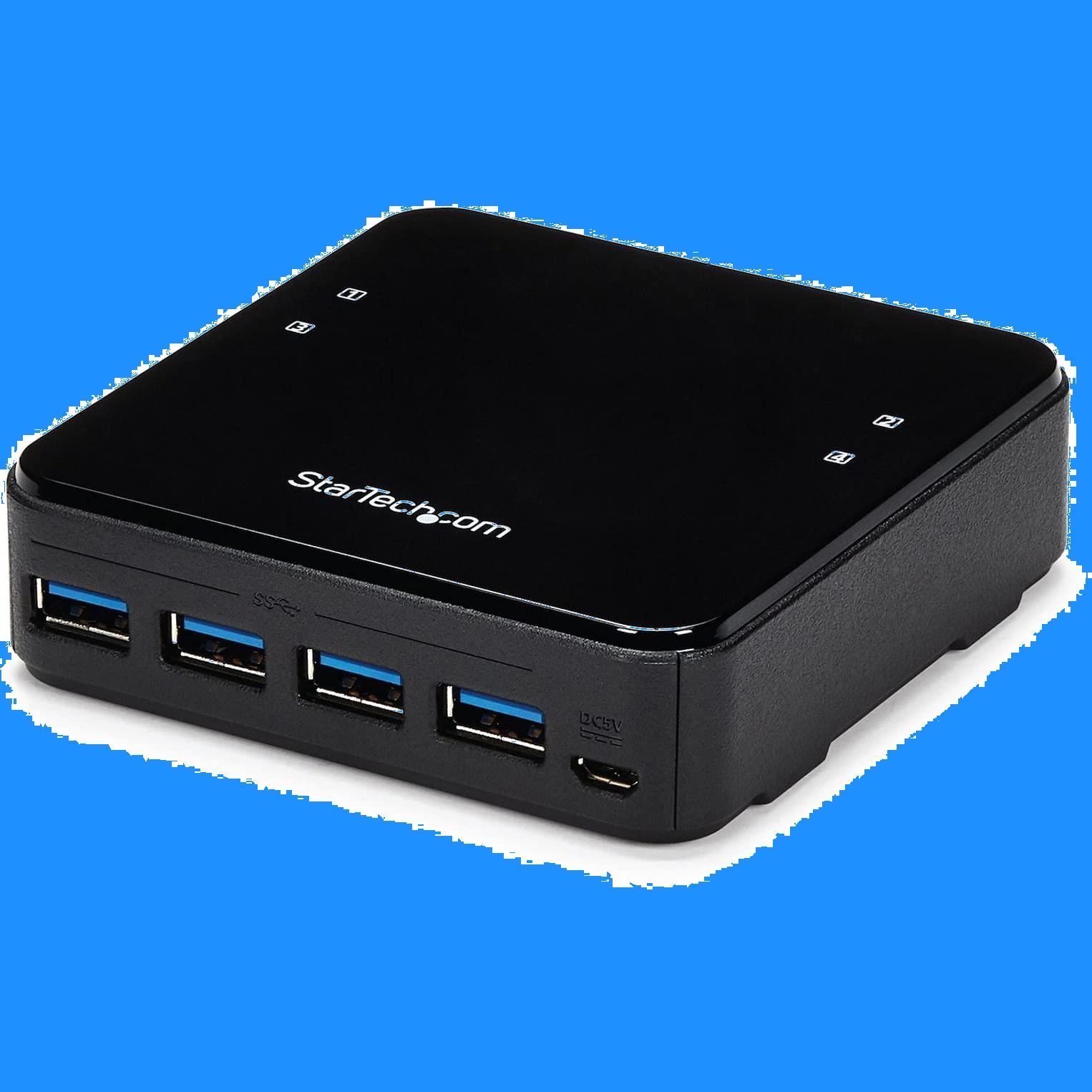 周辺機器共有スイッチ切替器 3.0 4台のコンピュータから4口の周辺機器にアクセス USB MacWindowsLinux対応 4x4対応 HBS304A24A StarTech.com