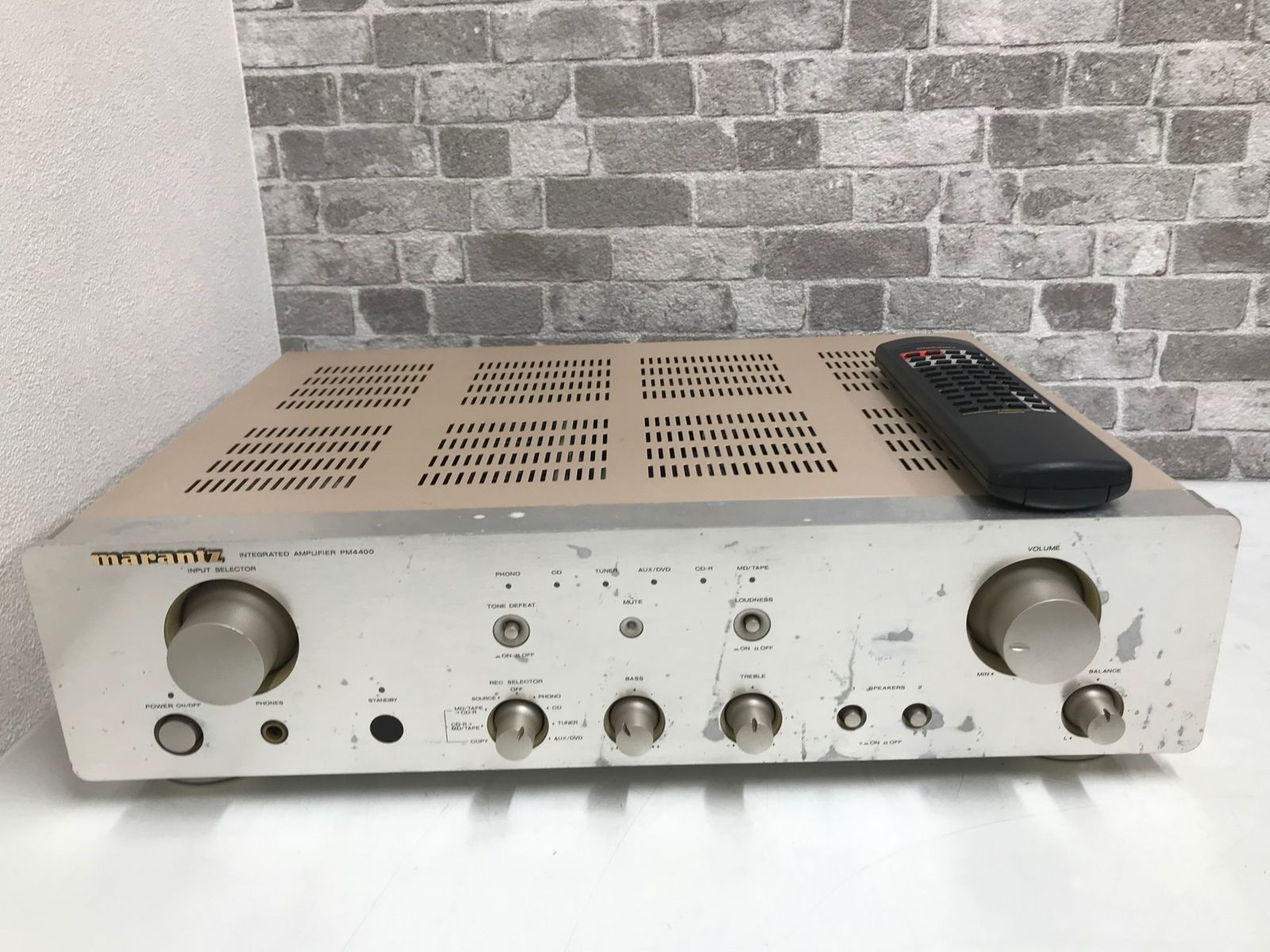 marantz マランツ PM4400 プリメインアンプ リモコン付 - メルカリ