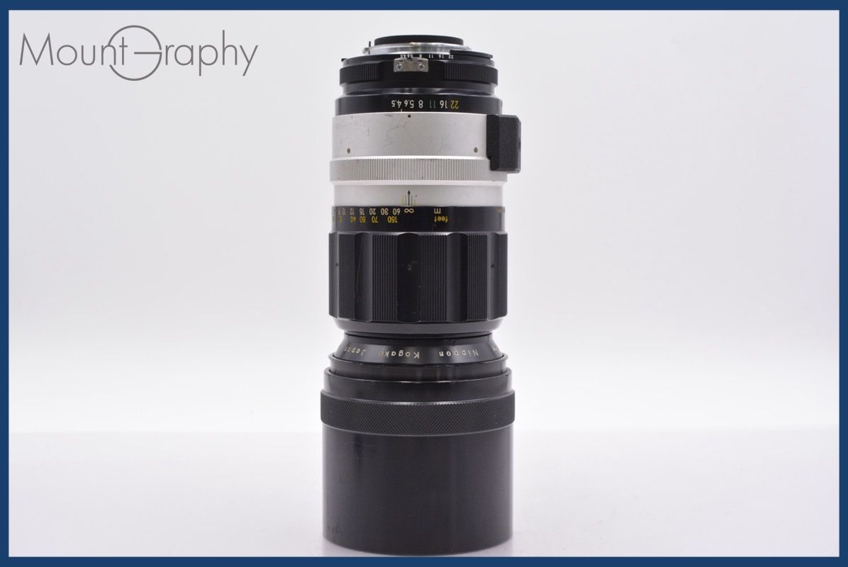 上 ニコン Nikon NIKKOR-P Auto 300mm F4.5 Ai 前後キャップ-レンズフィルター付 完動 同梱可 mj5180