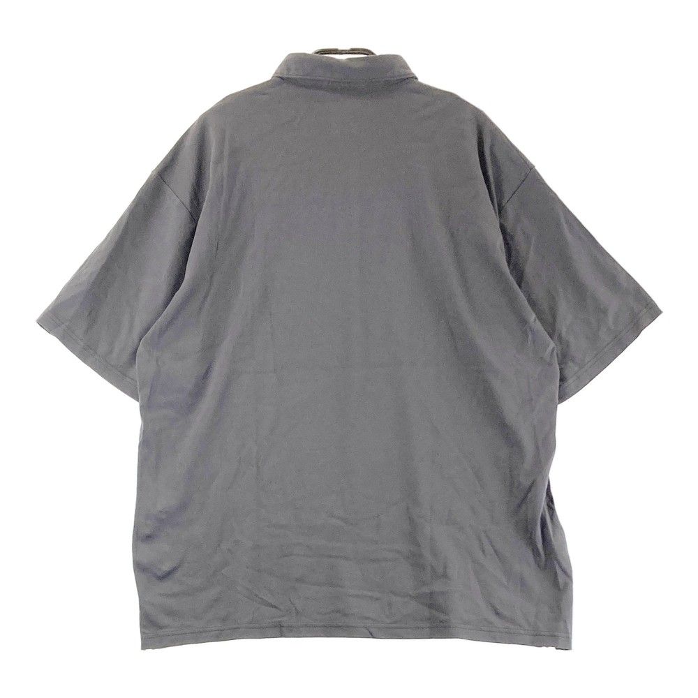 サイズ：M OBSIDIAN オブシディアン 半袖ポロシャツ グレー系