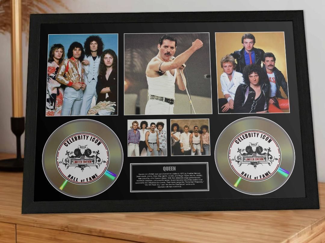 クイーン セレブリティー アイコンフレーム ロックバンド 証明書付き-1