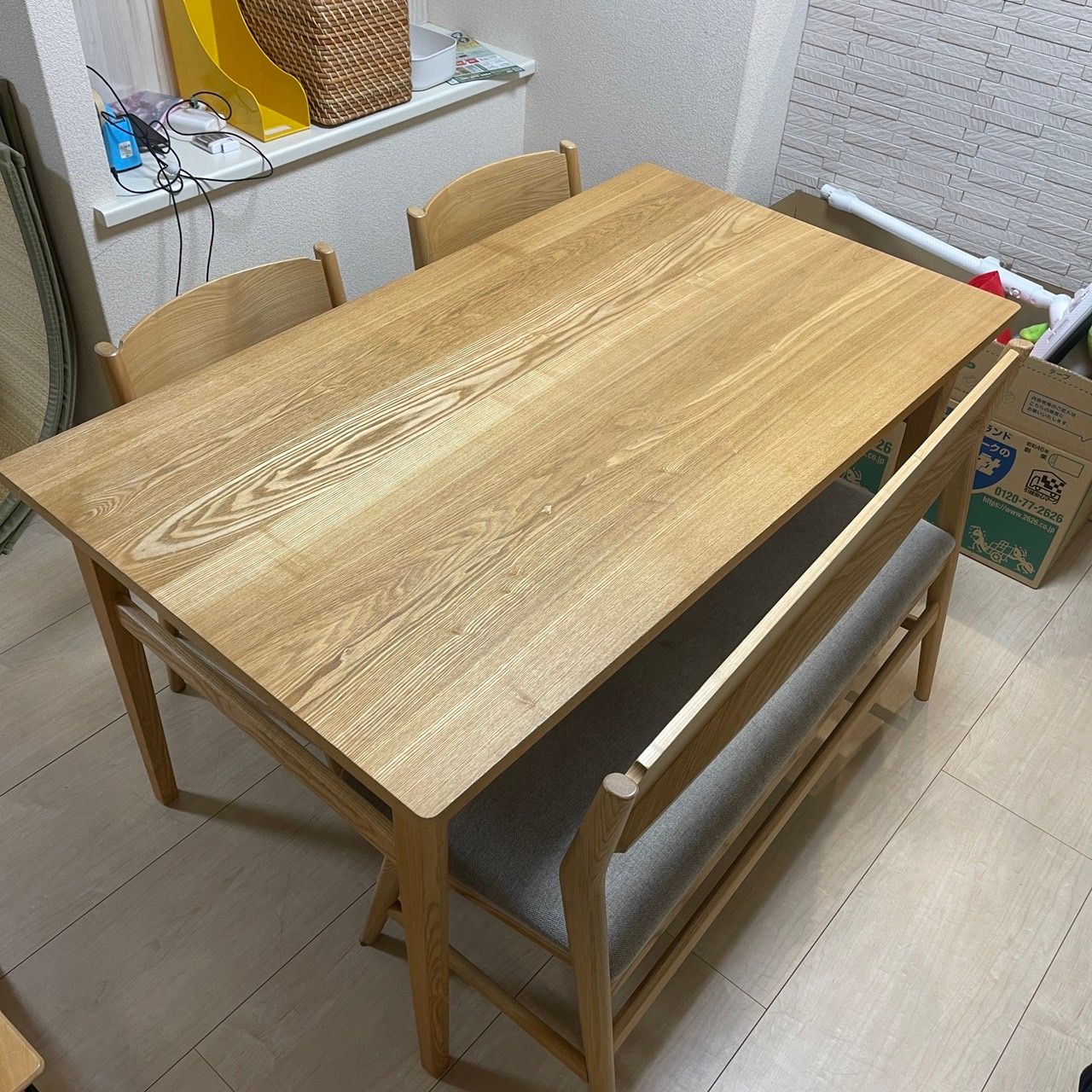 美品!!unicoダイニングテーブルSIGNE