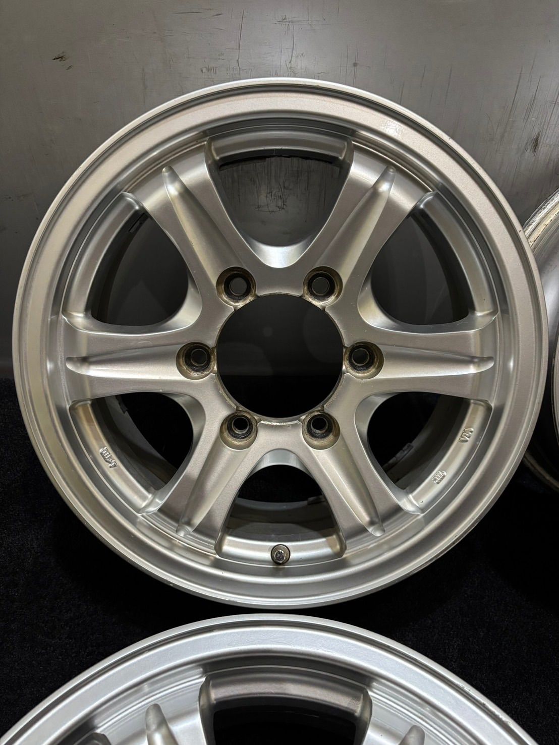 Weds KEELER 15インチ 6J 33 139.7 6H アルミホイール 4本 ハイエース 2-K347