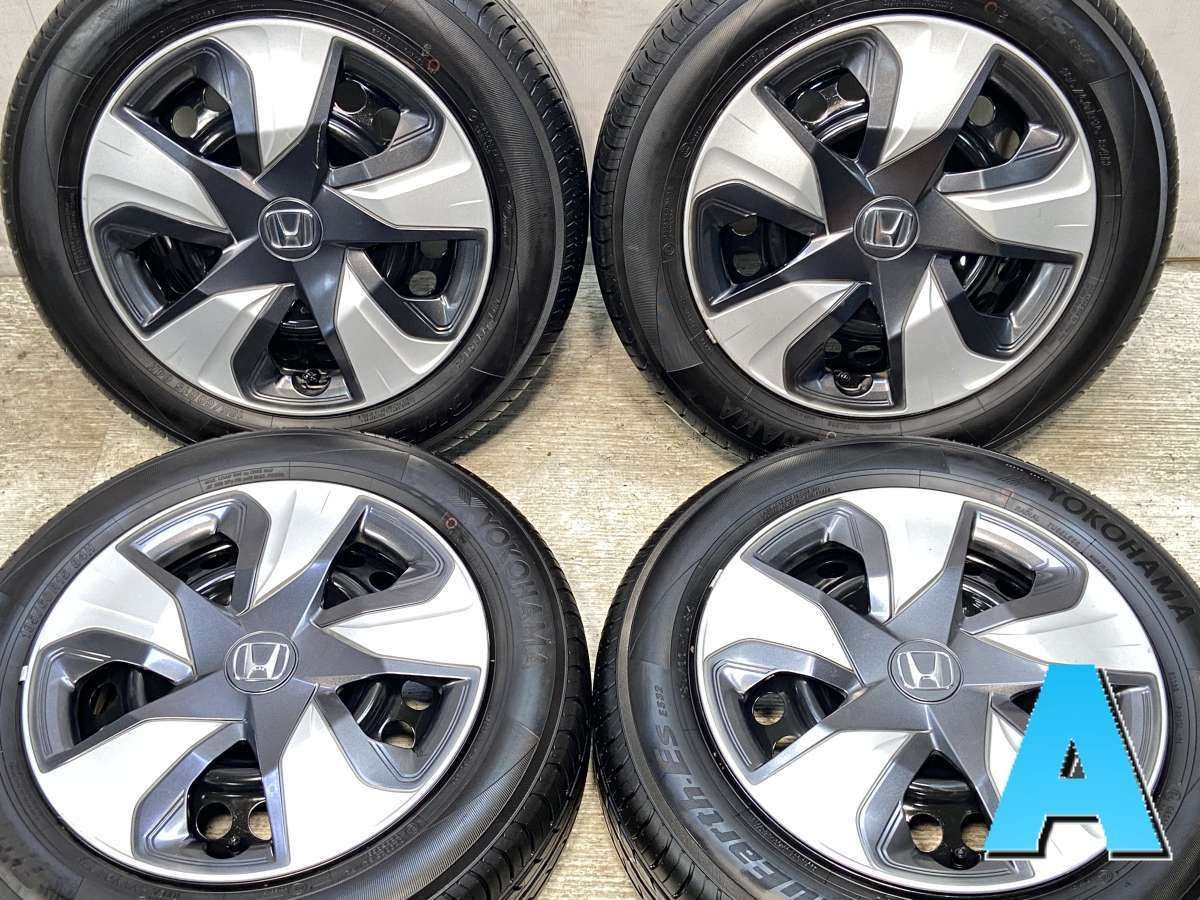 185|60R15 ヨコハマ ブルーアース-EｓES32 ホンダ純正 15x6.0 100-4穴 タイヤ サマータイヤ ホイールセット 4本セット s15250530010
