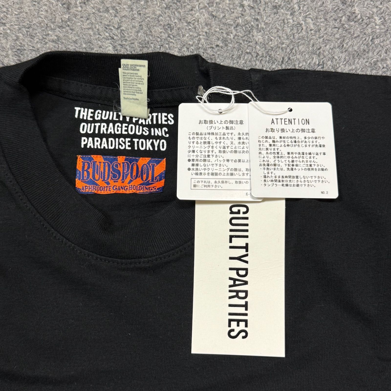 未使用品 WACKO MARIA 舐達麻 CREW NECK T-SHIRT マリア