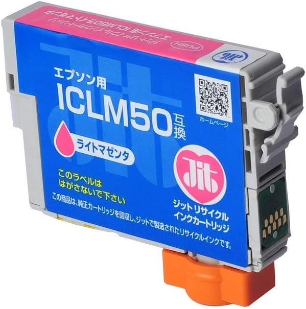 ライトマゼンタ ジット エプソン(Epson) ICLM50 対応 (目印:ふうせん) ライトマゼンタ対応 リサイクルインク  日本製JIT-NE50LMZN ::23516 amber-creation メルカリ