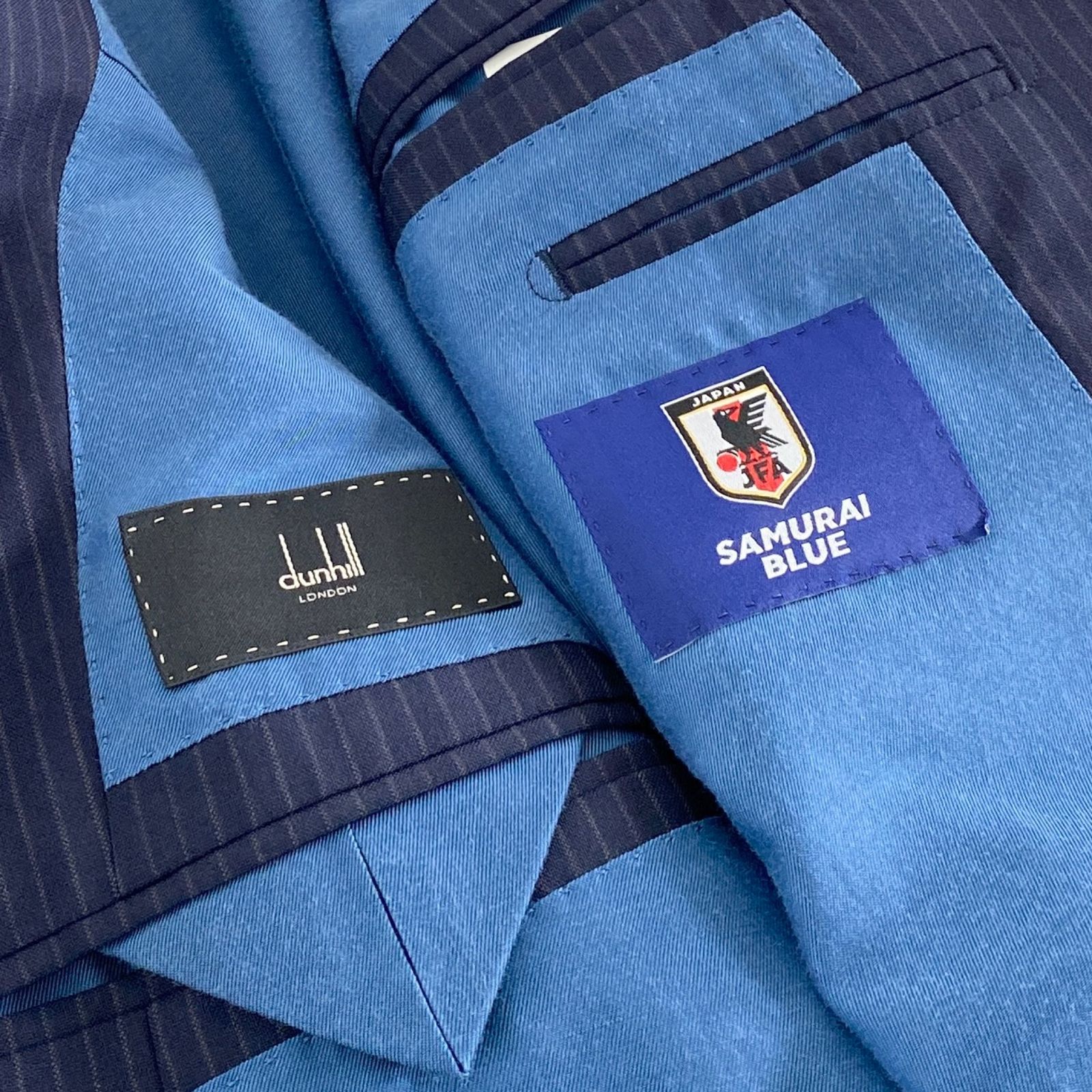 72L8《美品》dunhill ダンヒル JFA 日本サッカー代表モデル サムライ 