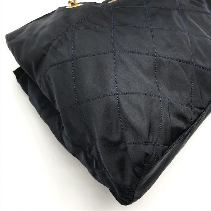美品⭐️プラダ ポーチ デニム 三角ロゴ 強 ギャランティカード付き