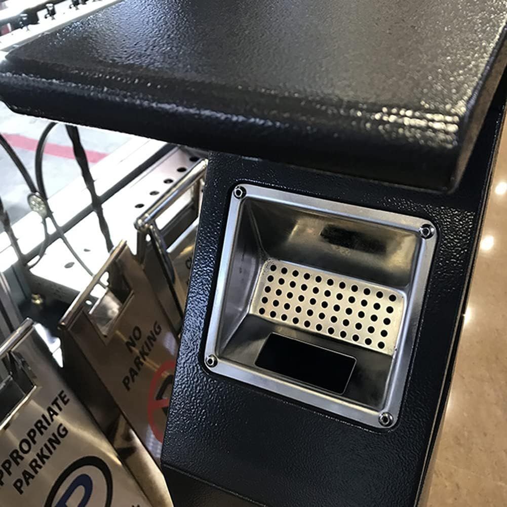 屋外の現代的な防風レトロなフロアスタンド灰皿のための床置き灰皿ステンレス鋼 金属灰皿ふた付き屋外灰皿