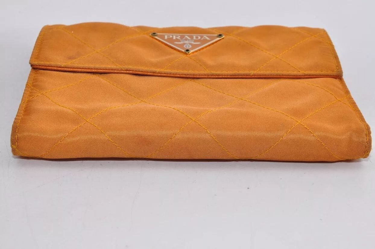 PRADA プラダ 三角ロゴプレート 三つ折り財布 ウォレット テスート