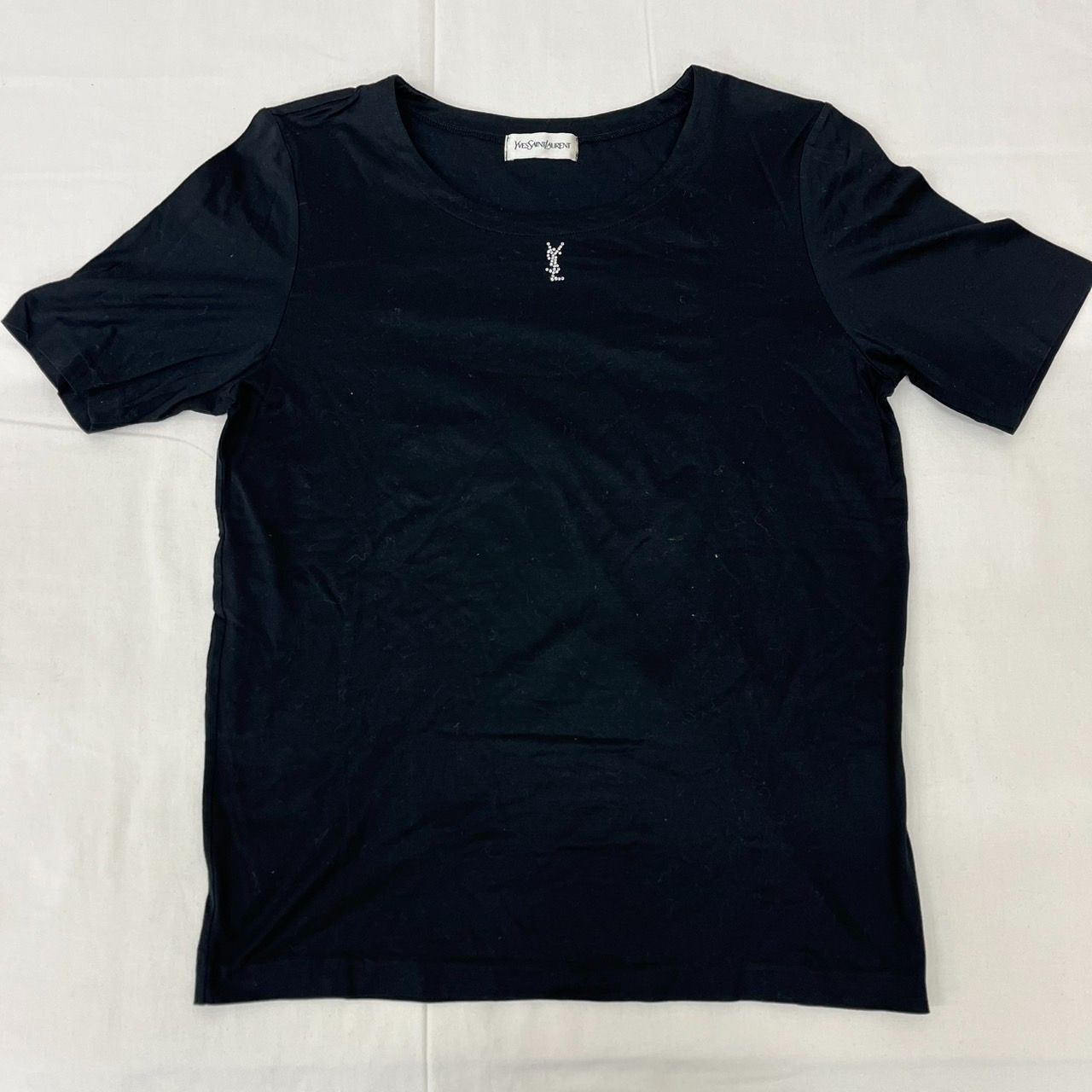 イヴサンローラン　Tシャツ　ネイビー ネイビー（紺）系 Saint Laurent(サンローラン) トップス(メンズ