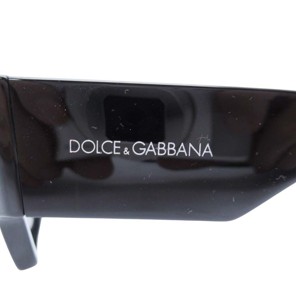 美品 DOLCE&GABBANA ドルチェアンドガッバーナ サングラス ロゴ メガネ  
