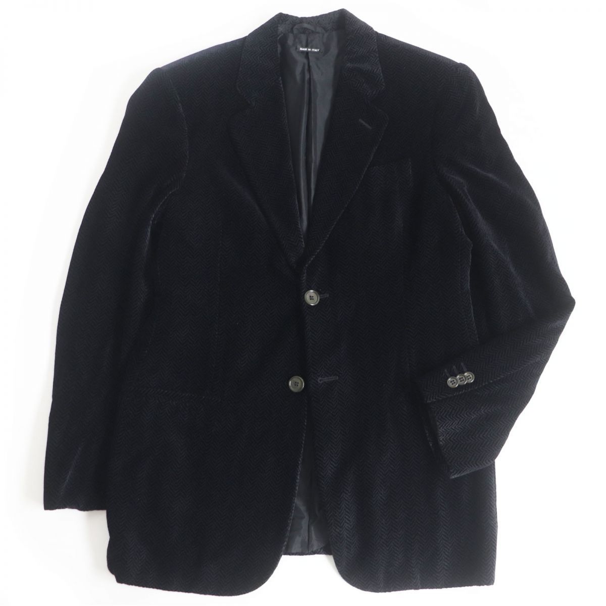 Giorgio Armani ヘリンボーンジャケット 38 新品未使用 美品□黒タグ GIORGIO ARMANI/ジョルジオアルマーニ ヘリンボーン