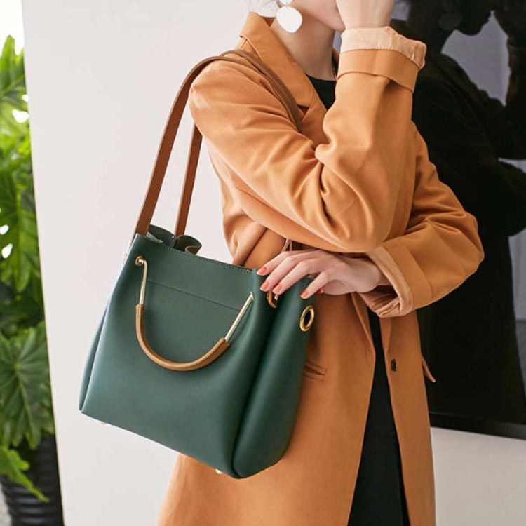 2way レザー トートバッグ ショルダー 大人 韓国 4色 hr0056 全4色！ショルダーバッグ トートバッグ レディース 2wayバッグ