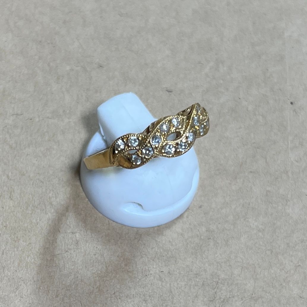 ☆ K18刻印 18金 TOEI CROWN デザインリング リング・指輪 12号