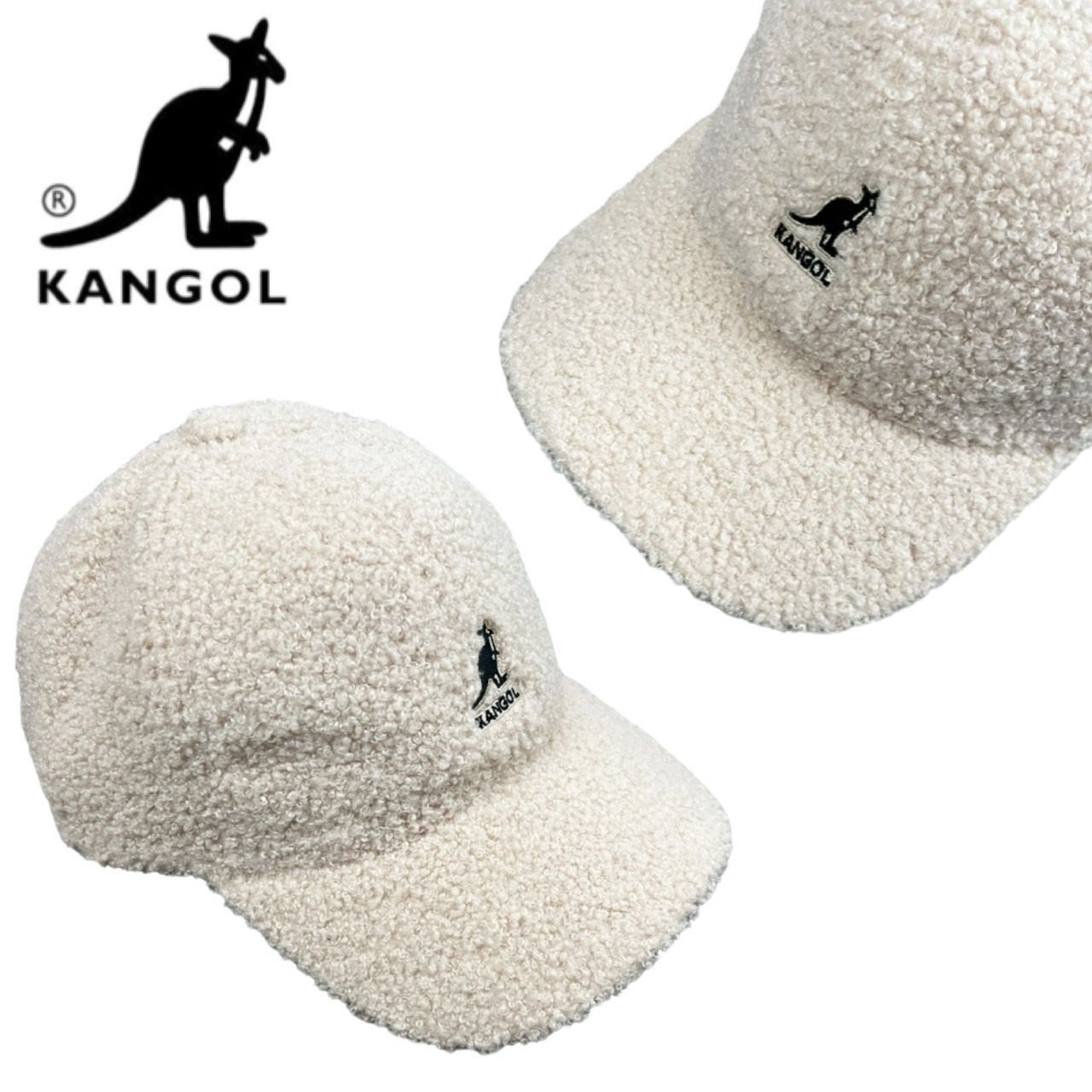 カンゴール kangol キャップ 帽子 ボア素材 K4397SM 234-069617 ワンサイズ ベースボールキャップ 防寒 刺繍ロゴ ボア ふわふわ ユニセックス KANGOL SHEEP FUR BASEBALL 新品 正規品 未使用品