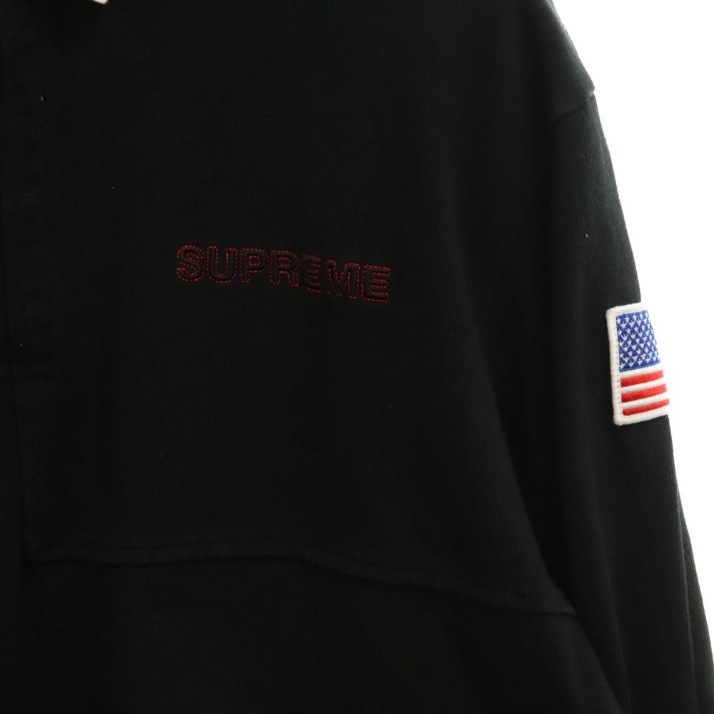 SUPREME (シュプリーム) 20SS 7s Rugby Black 両面ロゴプリント