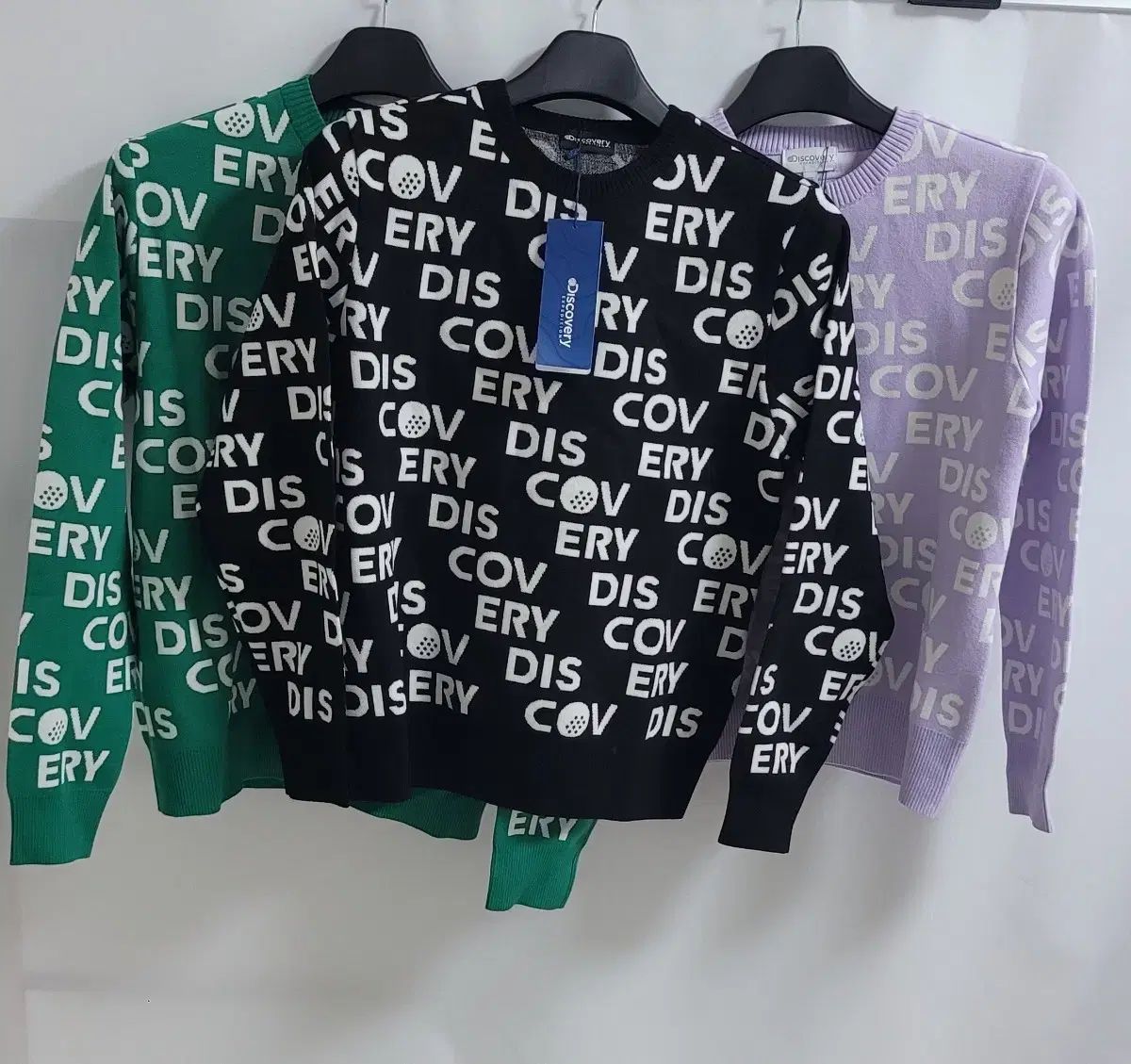 DISCOVERY レディース ウール セーター 冬 長袖Tシャツ 90 95 100