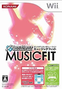 【中古】ダンスダンスレボリューション ミュージックフィット(ソフト単品版) - Wii wyw801m