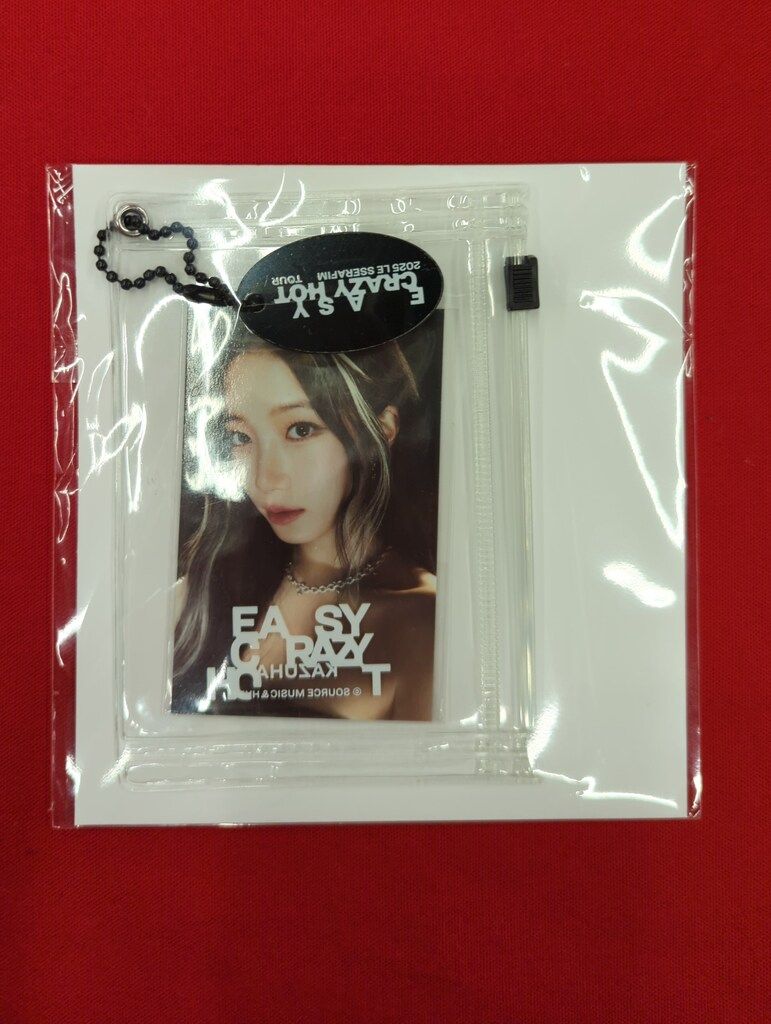 お気に入り ストラップ うちわケース SSERAFIM LE EASY LE HOT（2025 CRAZY アイドル