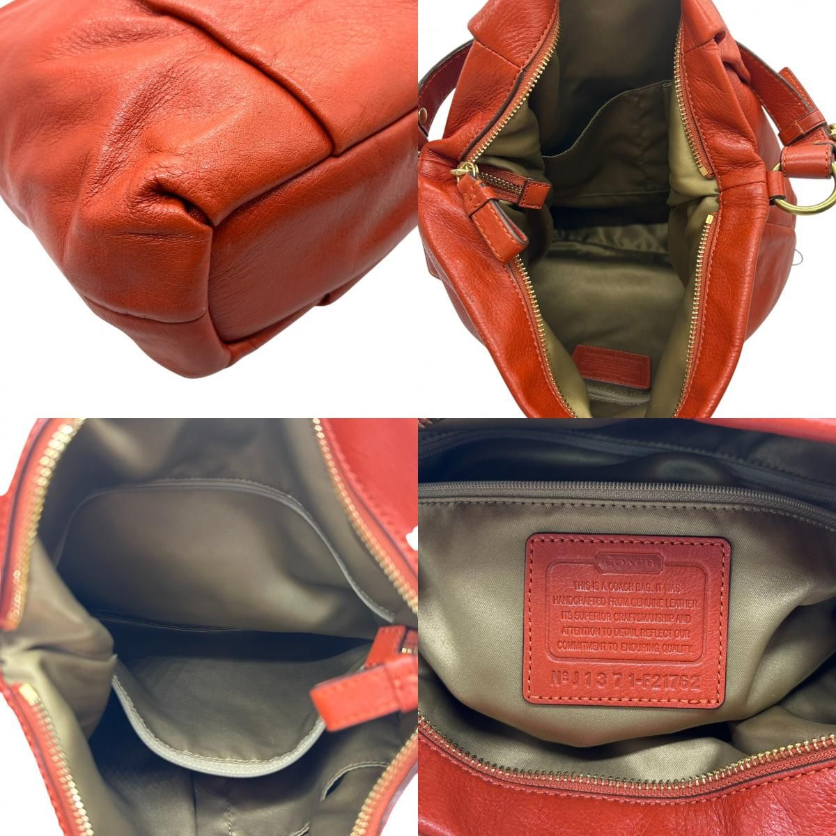 美品】COACH コーチ 2WAY ショルダーバッグ ハンドバッグ F21762