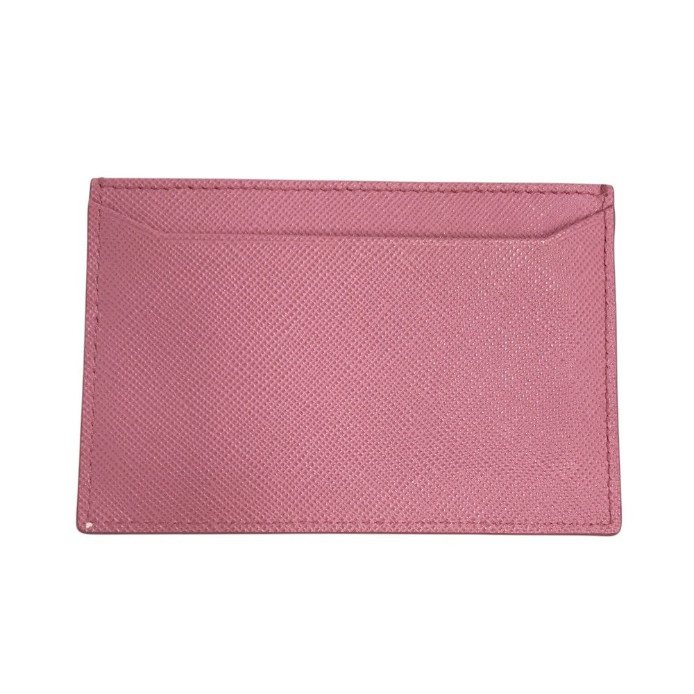 PRADA ピンク サフィアーノレザー 名刺入れ PRADA プラダ サフィアーノレザー パスケース 名刺入れ ピンク系