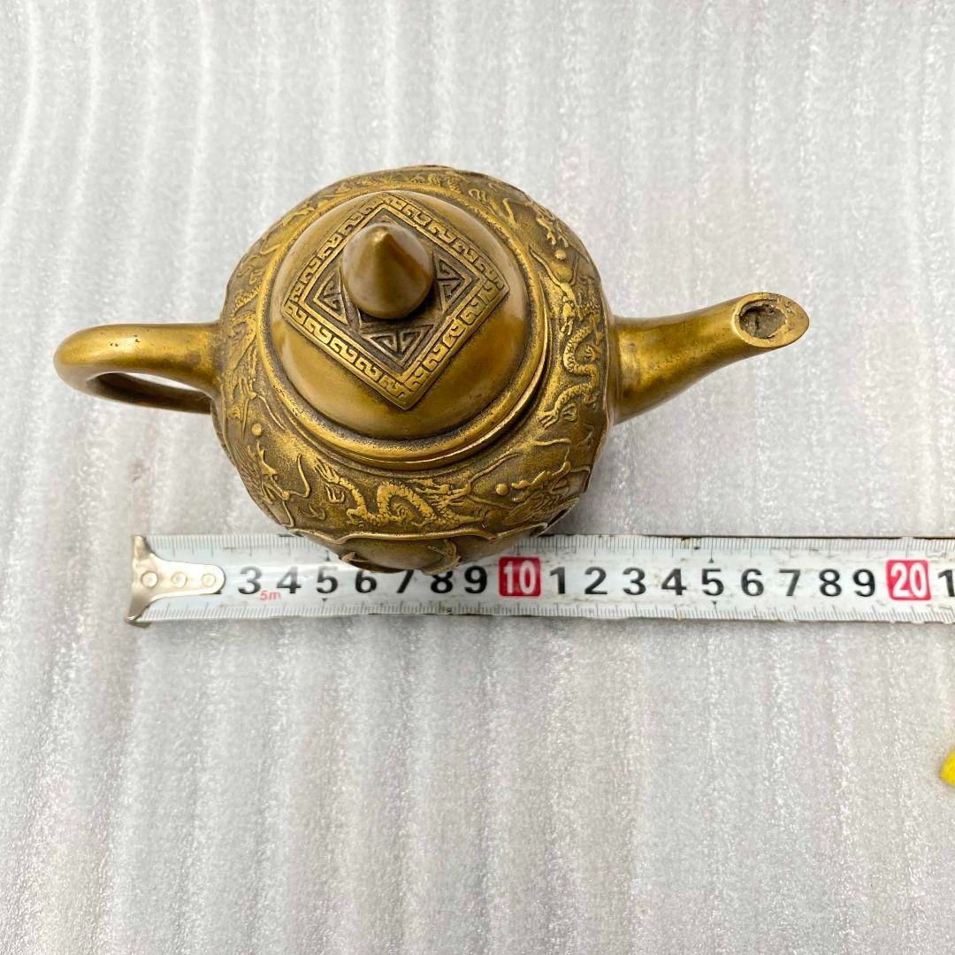 銅器 花鳥酒壺 茶壺 茶道具 装飾品 工芸品 置物 - メルカリ