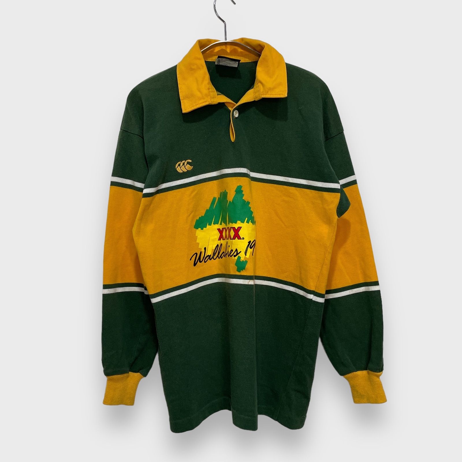 ワラビーズ ラガーシャツ カンタベリー CANTERBURY - 激レア カンタベリー オーストラリア代表