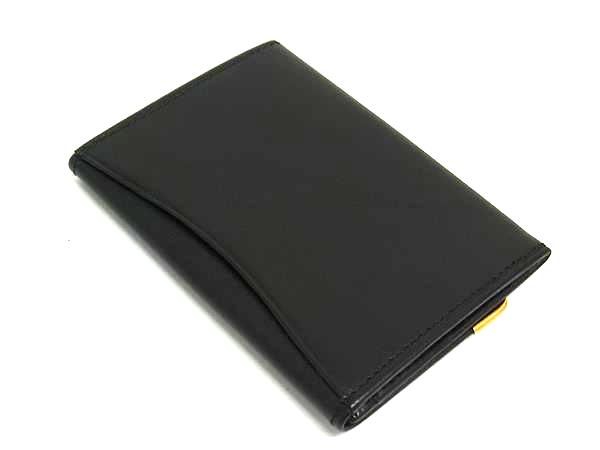 dunhill ダンヒル コンフィデンシャル レザー コインケース コインパース 小銭入れ 財布 ウォレット ブラック系 BQ0826