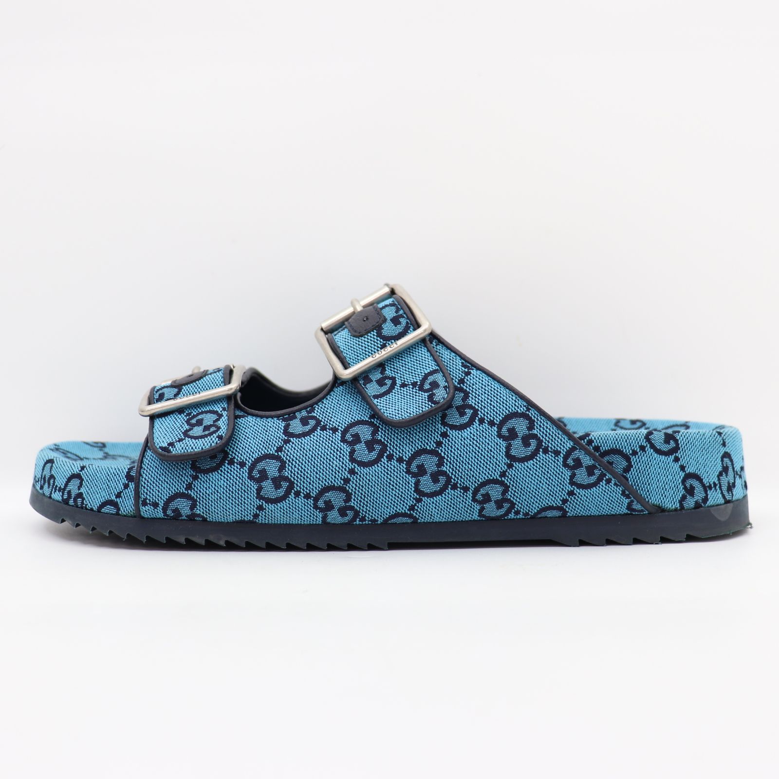GUCCI グッチ　GG キャンバス サンダル　9 グッチ×ノースフェイス GGキャンバス キャンバス×レザー