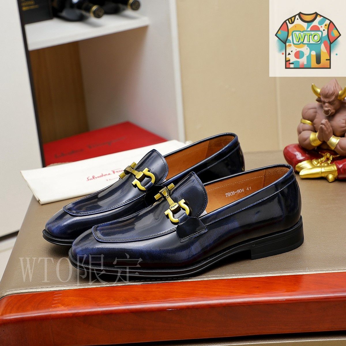 Ferragamo フェラガモ メンズ ビジネス シューズ22-VU07 - メルカリ