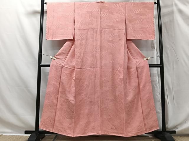 平和屋着物○上質な色無地 深緋色 正絹 逸品 未使用 CABB4018yc