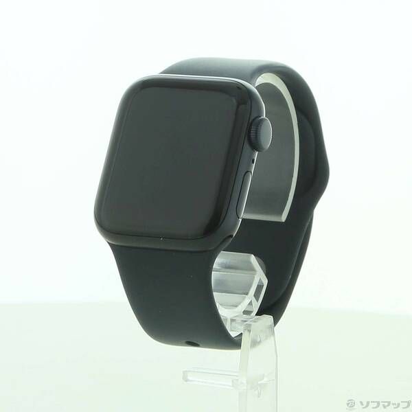 〔品〕 Apple Watch SE 第2世代 GPS 40mm ミッドナイトアルミニウムケース ミッドナイトスポーツバンド【262】