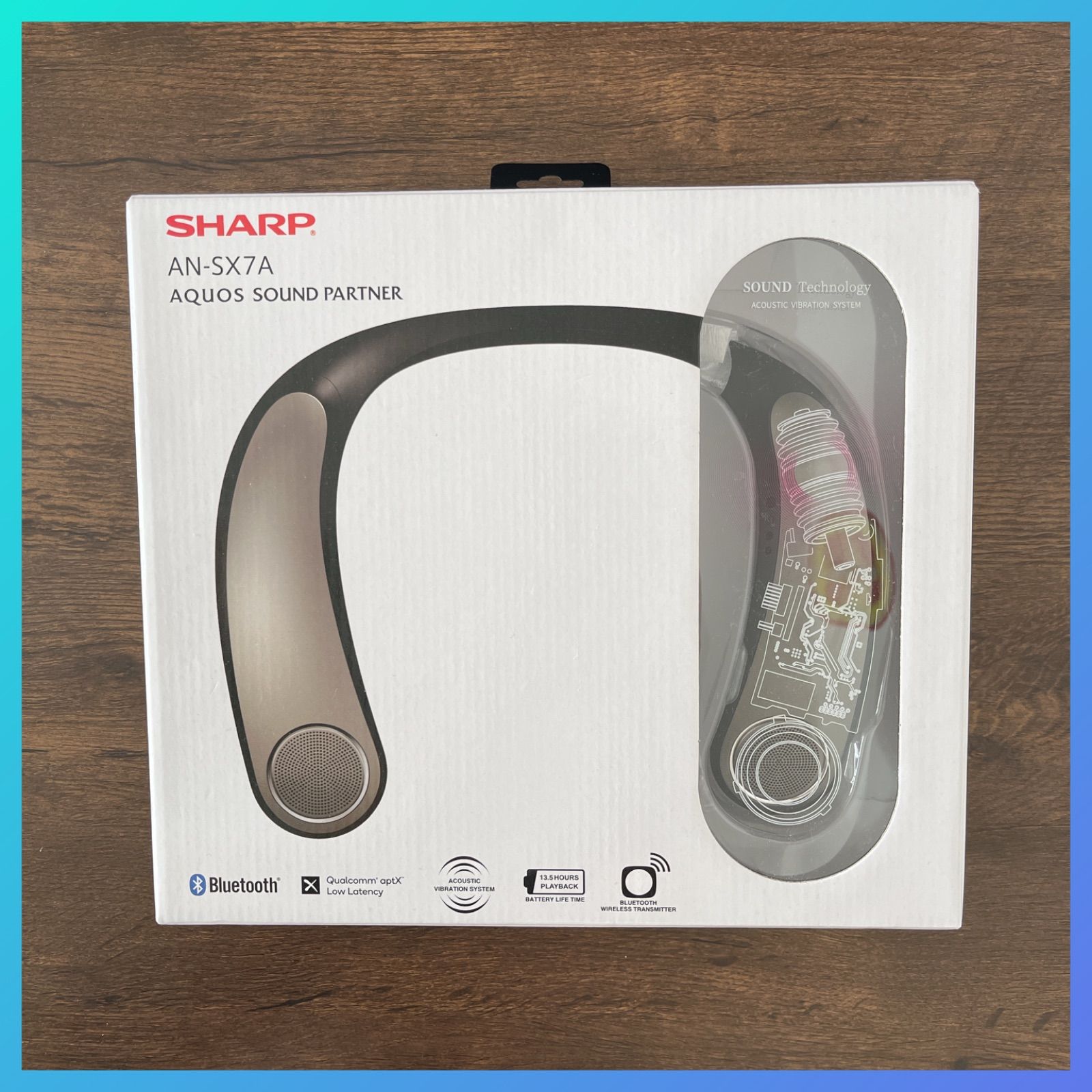 SHARP AN-SX7A 重低音モデル ネックスピーカー - メルカリ