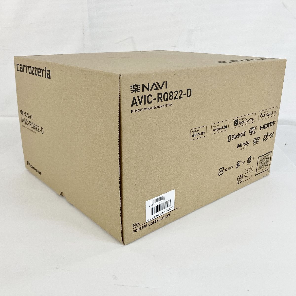 carrozzeria AVIC-RW822-D 新品未使用品 Pioneer AVIC-RW822-D carrozzeria 楽ナビ カー用品 未使用