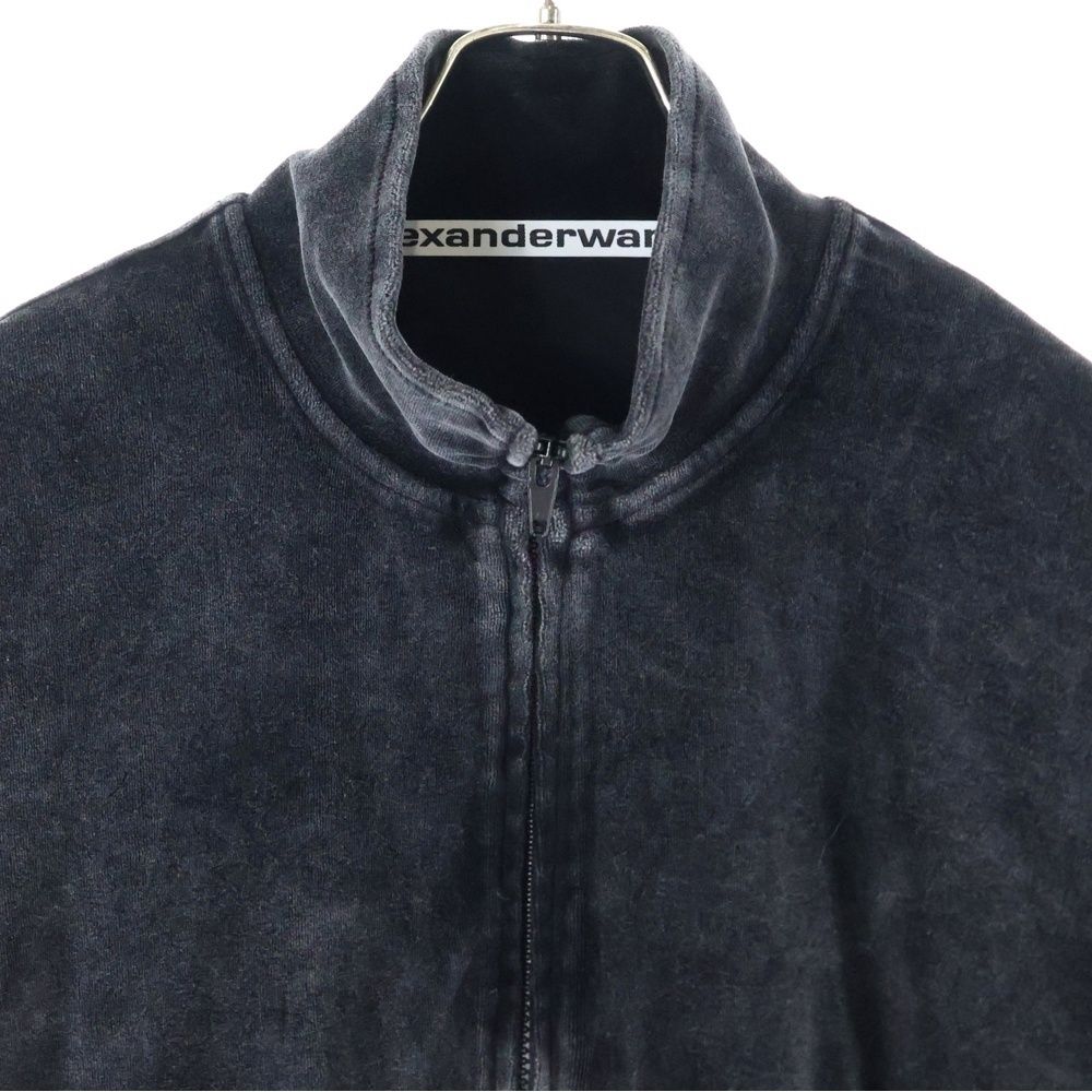 ALEXANDER WANG (アレキサンダーワン) Velour Track Zip up high neck 