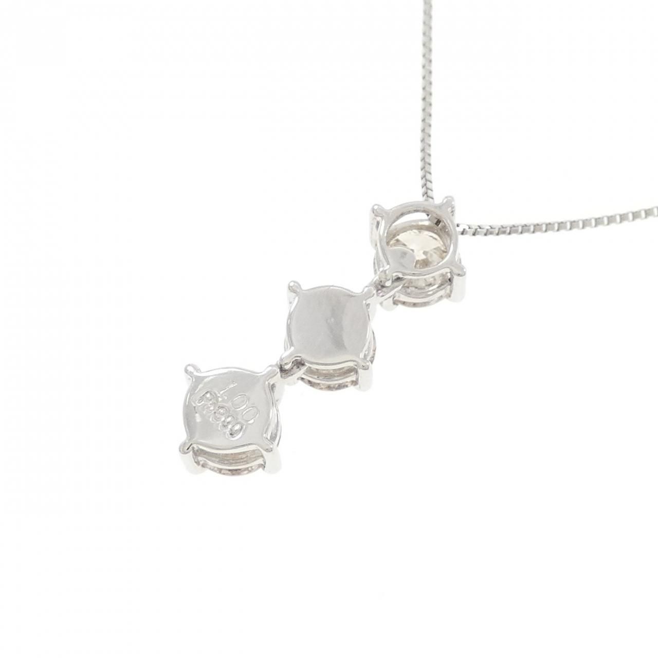美品/Ｐt900.850/デザイン素敵/お手頃ダイヤモンドネックレス PT850 / PT900 ダイヤモンド ネックレス | VERITEOnline-Shop｜