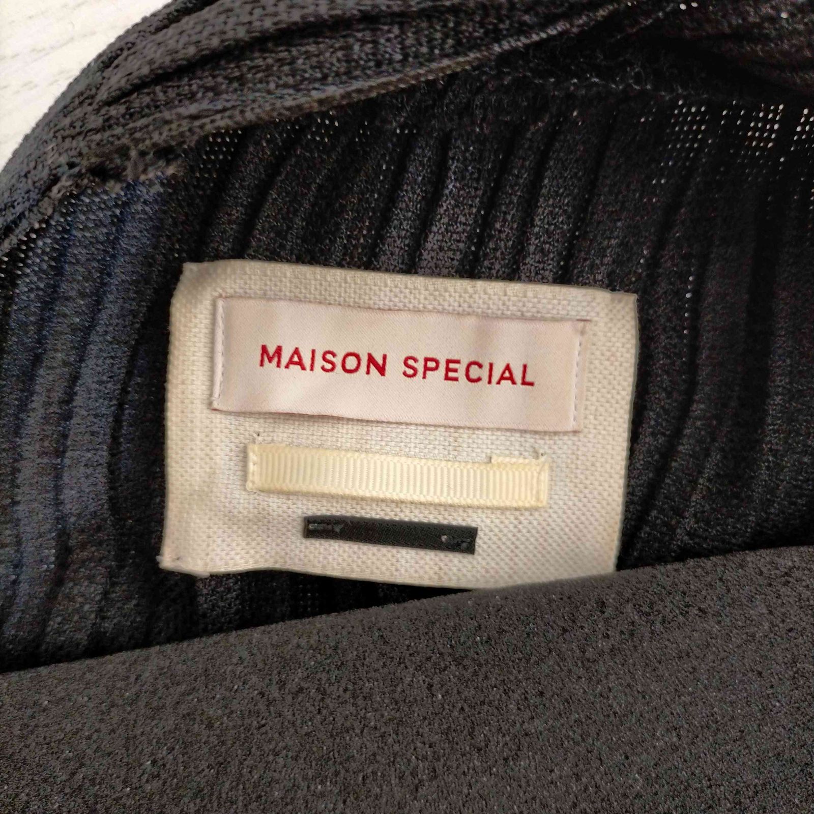 メゾンスペシャル MAISON SPECIAL プリーツカシュクールブラウス