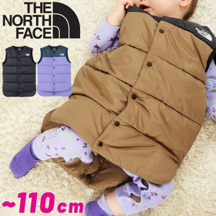 ✿ ザ ノース フェイス ベビーウェア THE NORTH FACE インサレイテッドスリーパー 中わた入り 収納袋付き 2WAY仕様 おくるみ 中綿ベスト ベビー服 赤ちゃん 女の子 男の子 乳児 幼児 出産祝い ギフト|NNB72410
