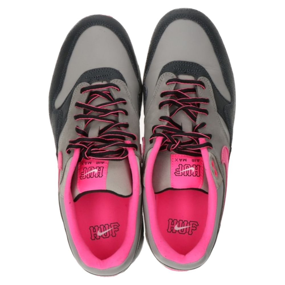 NIKE (ナイキ) ×HUF AIR MAX1 ANTHRACITE PINK POW ハフ エアマックス1 