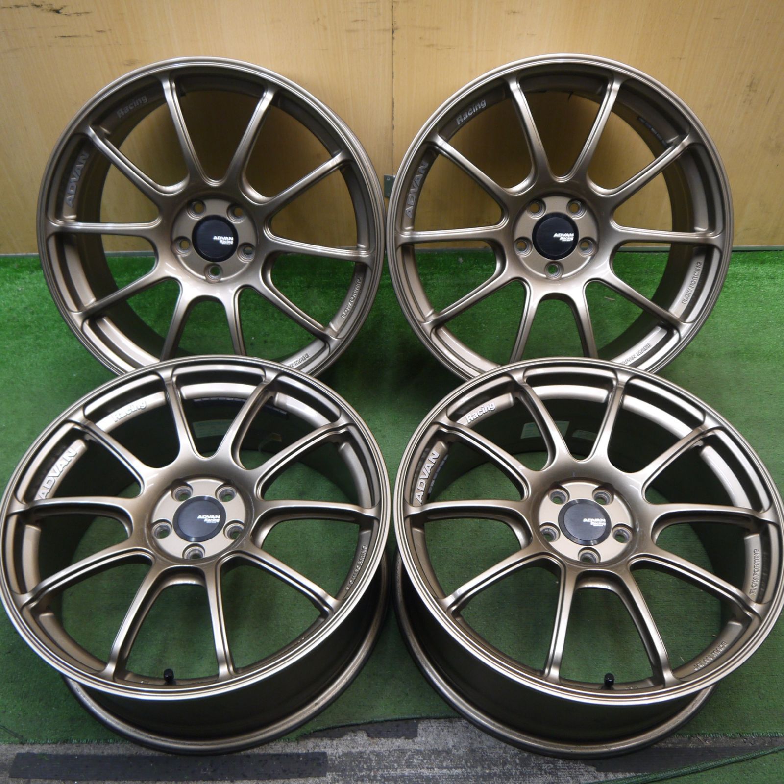 キレイ プリウス 86 BRZ 等 ADVAN Racing RZ2 18インチ ホイール アドバン レーシング PCD100 5H 5093001Hホ